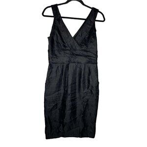 Adrianna Papell Occasions Dress Size 8 Women's Sleeveless Black Formal Pockets